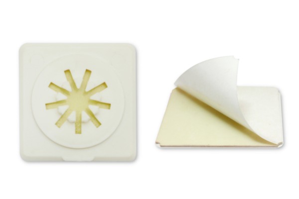 CD Holders, 40 x 40 mm, White