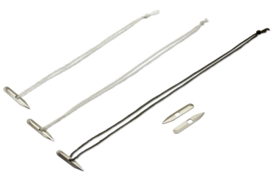 Textile Threads with Metal Ends