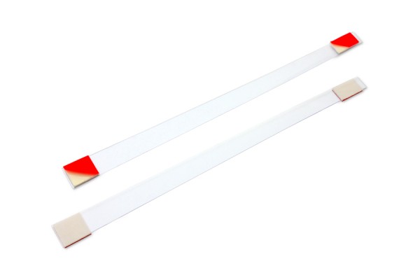 Plastic Shelf Wobbler, 152 mm, Transparent, 2 Self-Adhesive Pads