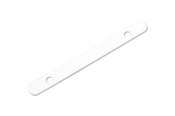 Steel Compressor, 120 x 12 mm, White Lacquered