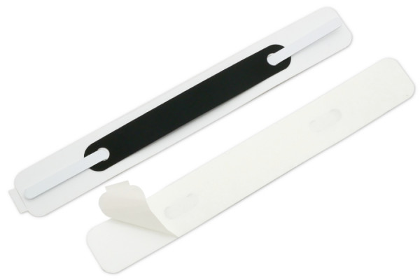 Self-Adhesive File Mechanisms, 150 x 20 mm, White, Black Compressor