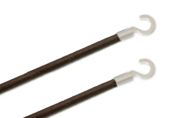 Elastics With Cable Lugs, Open, Brown