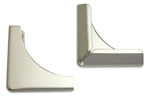 Book Corners, Nickel Plated, 28 mm Shank Length, 3 mm Capacity
