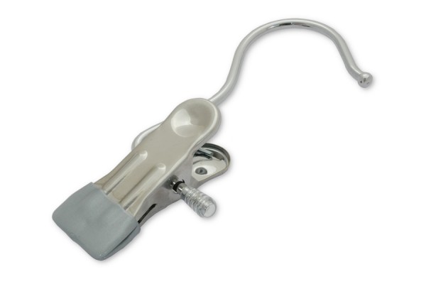Clip Hooks, Nickel Plated, Clip Rubberized