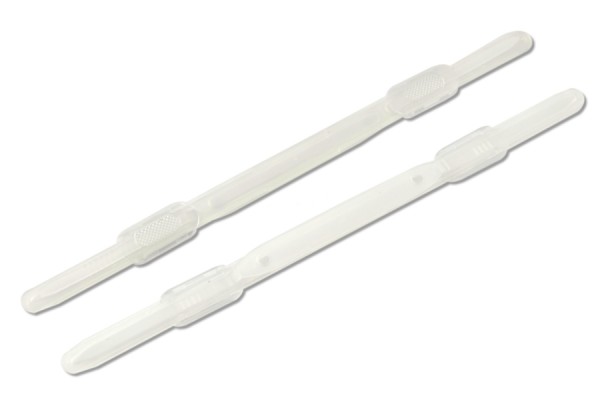 Plastic Paper Fasteners, Transparent