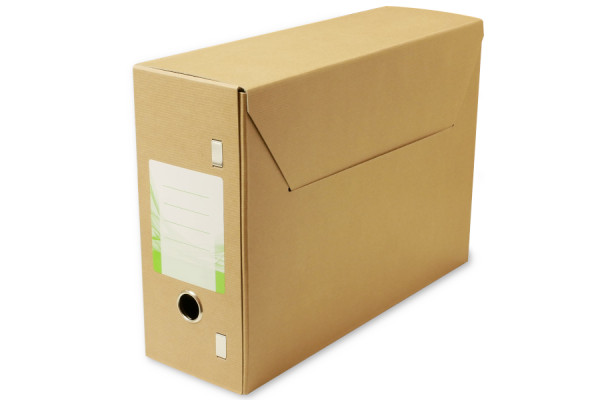 Archive File Boxes, 370 x 115 x 264 mm, Brown