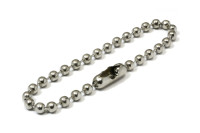 Ball Chains<br> with Connector,<br>2,4 mm Ø, Nickel-Plated