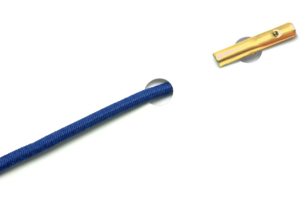 Elastics with Automatic Metal T-Ends, Dark Blue