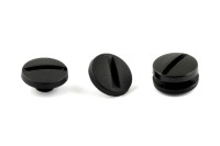 Kunststoff-Buchschrauben schwarz