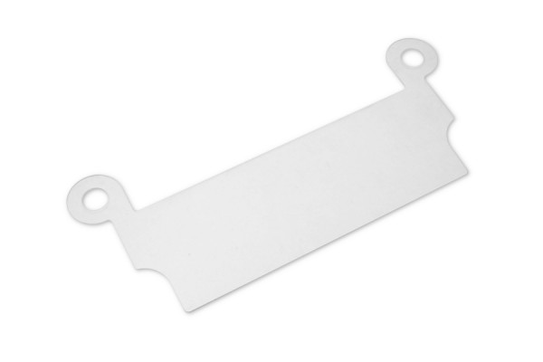 Plastic Fasteners, Unslotted, White, 92 mm
