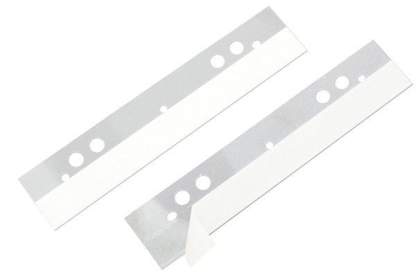 Self-Adhesive Filing Strips, 125 x 25 mm, transparent