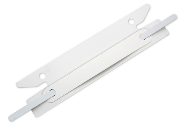 Insert Filing Strips, File Prong White Lacquered, Compressor White