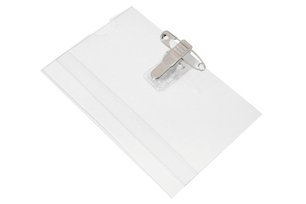 Name Tags, 67,5 x 103 mm, with Crocodile Clip and Safety Pin