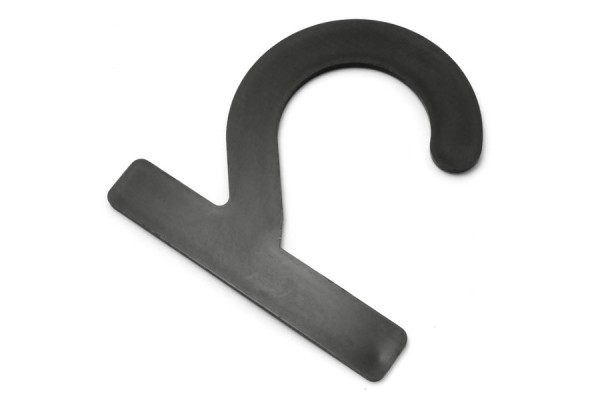 Sample Hangers, Plastic, 72 x 72 x 2 mm, Black