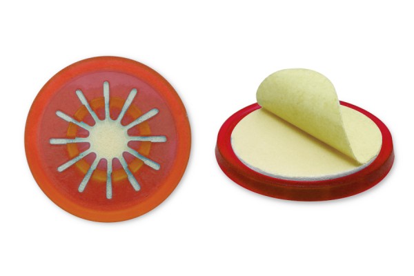 CD Holders, 30 mm Diameter, Red