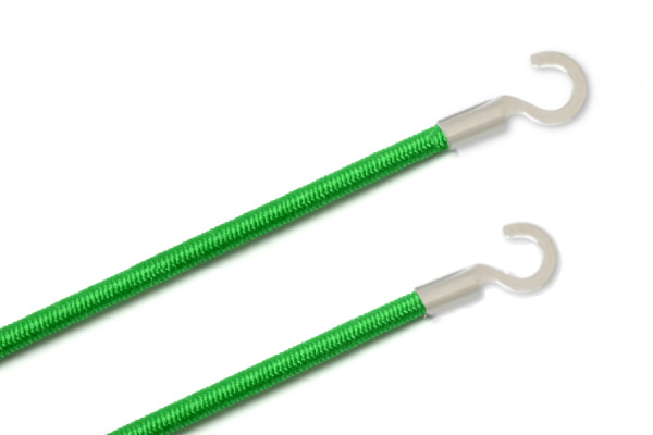 Elastics With Cable Lugs, Open, Green