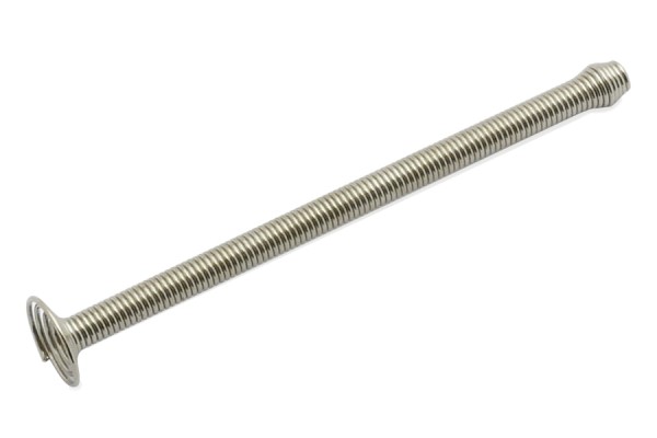 Spiral Springs with Bead, 65 mm, Nickel Plated