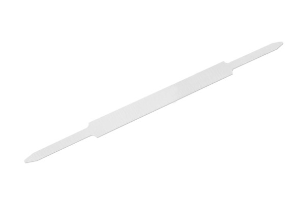 File Prongs, with Wide Centerpiece, White Lacquered