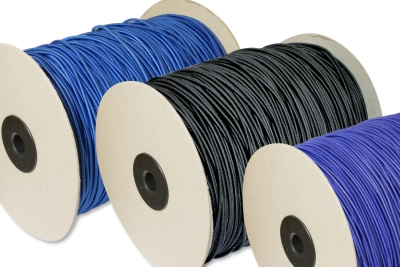 Rubber cords, 2.5 mm, sold by the metre
