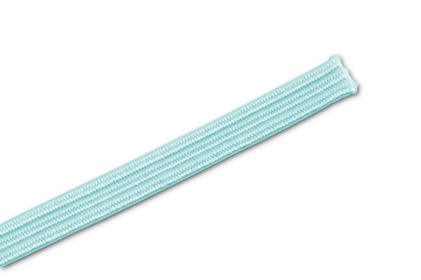 Flat Elastics as Cut Pieces, Light Blue