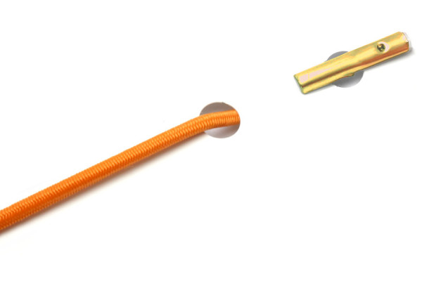 Elastics with Automatic Metal T-Ends, Orange