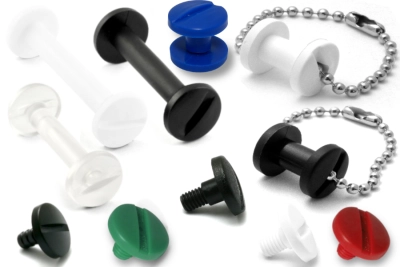 Plastic binding screws