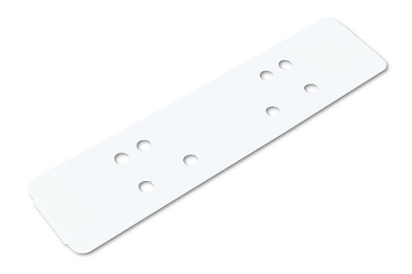 Universal Filing Strips, Made of Plastic, White