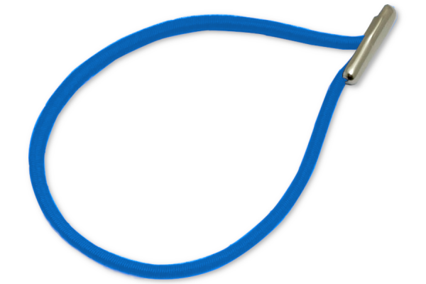 Elastics in Drop Shape, Aqua Blue