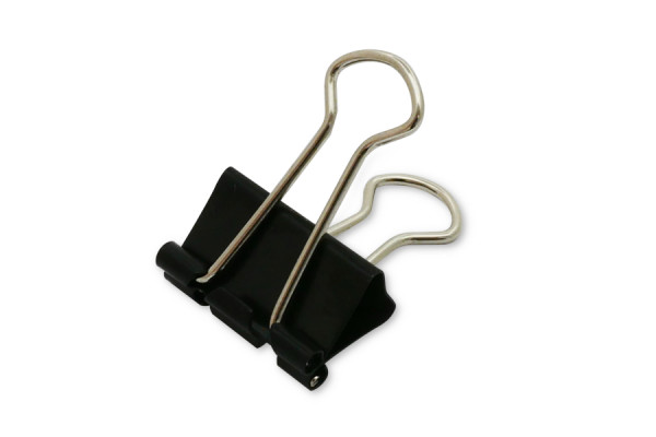 Foldback Clips, 19 mm Width, Black