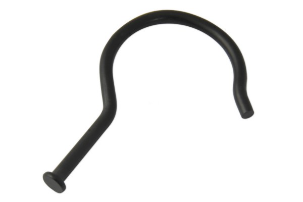 Metal Hooks, 70 mm, with Flat Head, Black