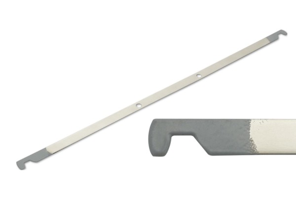 Suspension Rails, Grey Powder Coated Ends, 80 mm Hole Distance