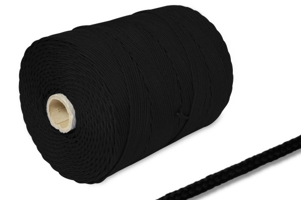 PP-Cords, 2 mm Ø on Spool 500 m, Black