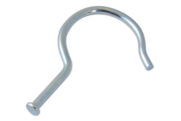 Metal Hooks, 70 mm, with Flat Head, Zinc Plated