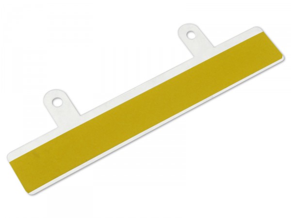 Plastic Fasteners, Self-Adhesive, Transparent, 150 mm
