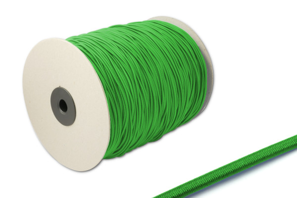 Round Elastics, 2,2 mm Ø, on Spool 500 m, Green